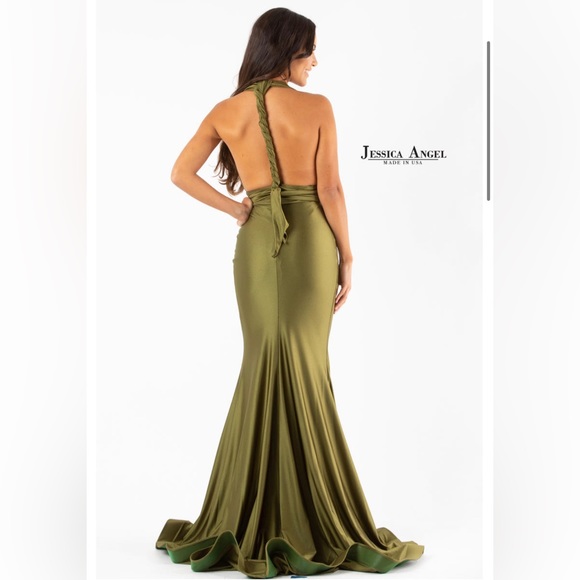 Jessica Angel Neon Pink Prom Dress - Picture 5 of 6